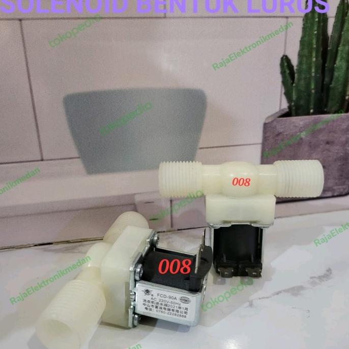 ~~~~~] Solenoid mesin cuci kepala lurus