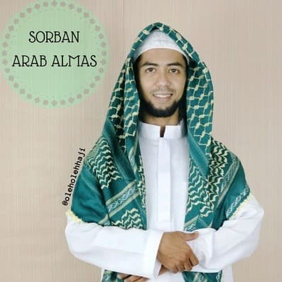 Sorban Sorban Arab Almas Sorban Surban Haji Oleh Oleh Haji dan Umroh(P0C9) BEST SELLER Sorban Panjan
