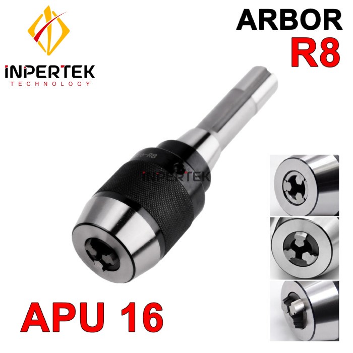 Arbor R8 APU16 Chuck Drill 16 Arbor Milling Nantong Holder Bor R 8 APU 16