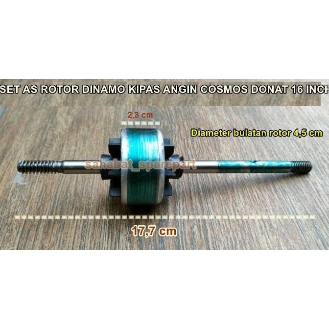 ~^~^~^] SET AS ROTOR DINAMO KIPAS ANGIN COSMOS DONAT 16 INCH ORIGINAL