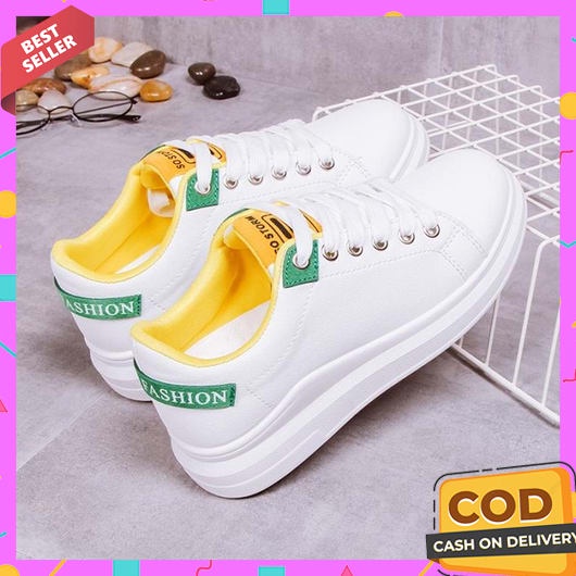 Sepatu Dny Sepatu Sneakers Tinggi Wanita Spatu Wedges Perempuan Women Shoes Terbaru Korea 0255 Sepat