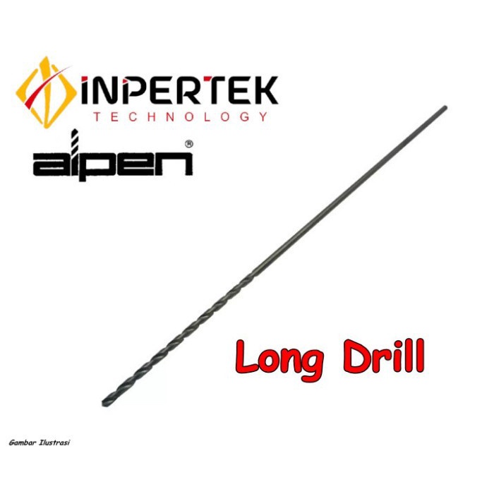 Mata Bor 2.3 ALPEN Drill Long 2 mm Mata Bor Besi HSS 2.3X235