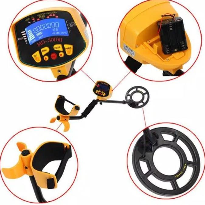 Underground Metal Gold Detector Alat Pendeteksi Logam Emas Bawah Tanah