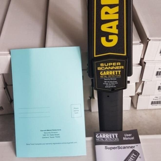Metal Detector Garrett / Garrett Superscaner + Baterai