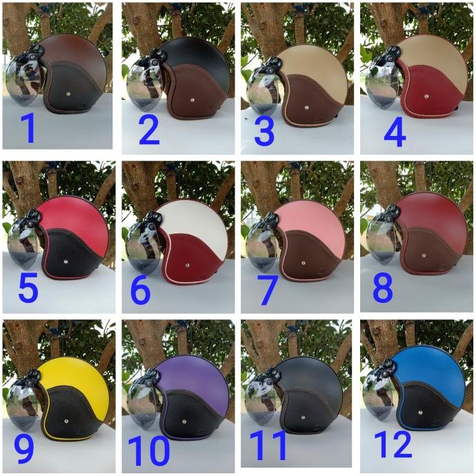 helm bogo kulit untuk dewasa