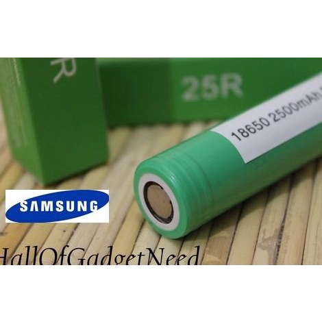 best produk] ORIGINAL SAMSUNG 18650 Battery 2500mAh 25R Baterai MOD VAPOR / SENTER