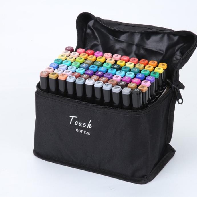 

Touch Alcohol Based Dual Tip Marker 80 Color - Spidol ujung ganda