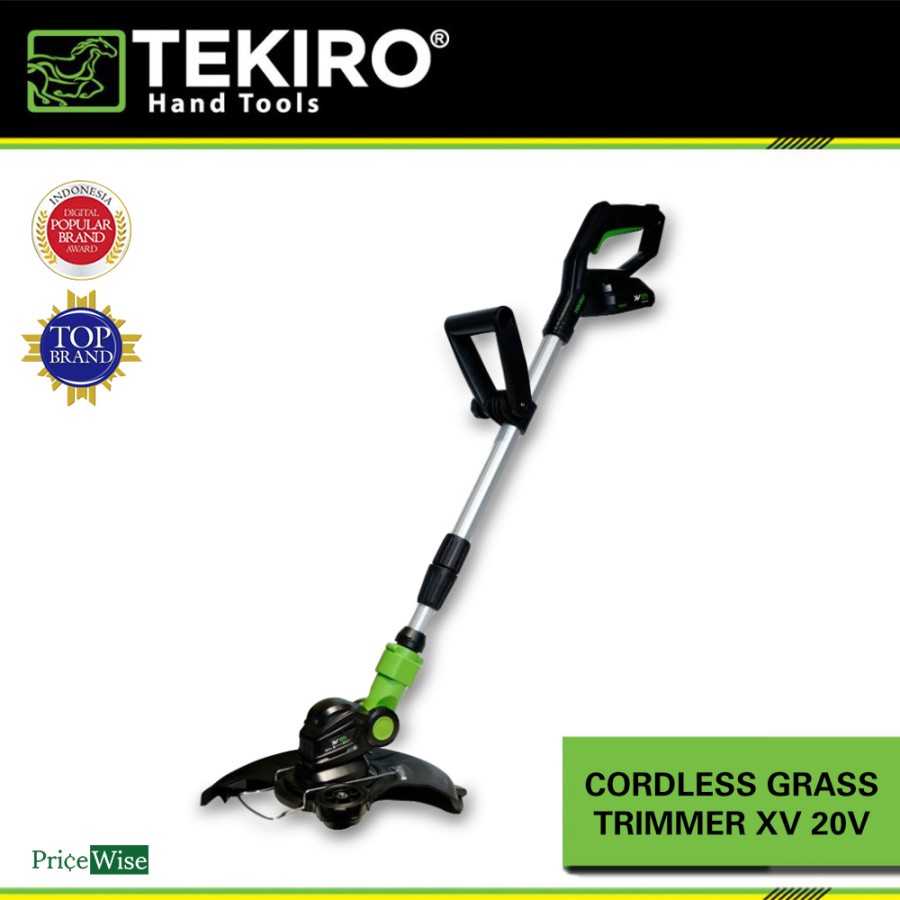 Mesin Potong Rumput Baterai XV 20V Tekiro / Cordless Grass Trimmer