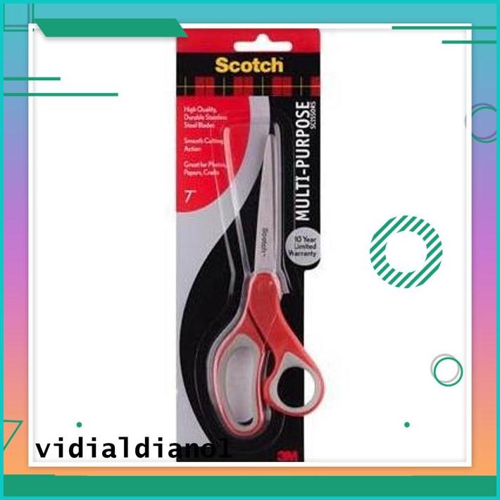 

3M SCOTCH 1427 MULTIPURPOSE SCISSOR 7" (GUNTING SERBA GUNA 7 IN) HIGHT CLASS