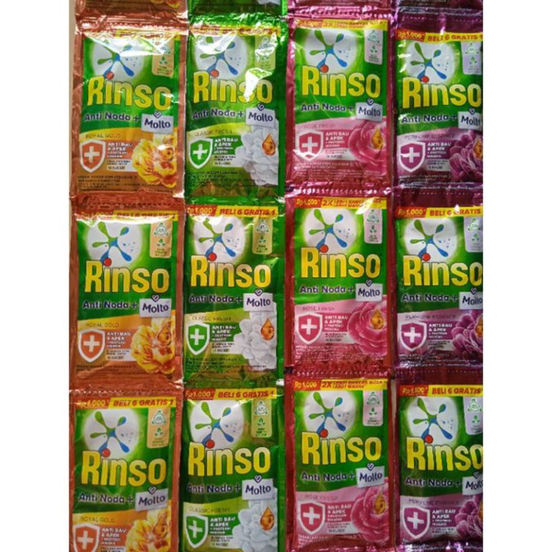 Rinso Molto Renceng / Rinso Cair Renceng / Rinso Molto Cair Renceng 1000