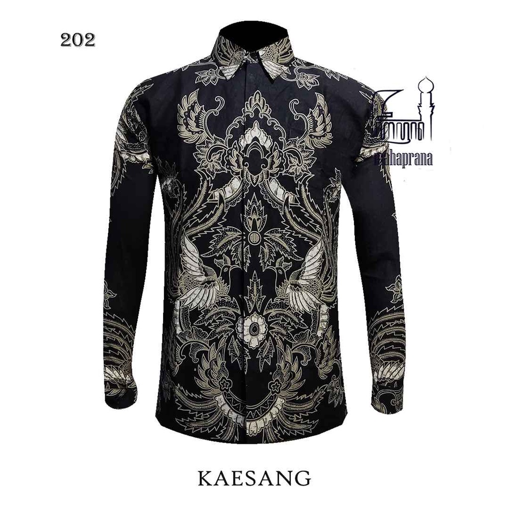 BATIK MAHAPRANA Motif KAESANG Atasan Kemeja Batik Pria Lengan Panjang Full Furing MHP-202