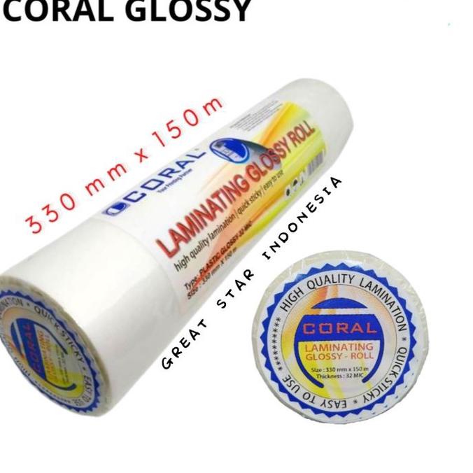 

6.6 Sale | KF7 | Laminating Roll Glossy 32 Mic Great Star 150 m