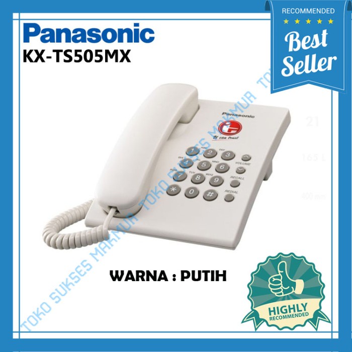 PESAWAT TELEPON PANASONIC KX-TS505MX ORIGINAL TERBARU