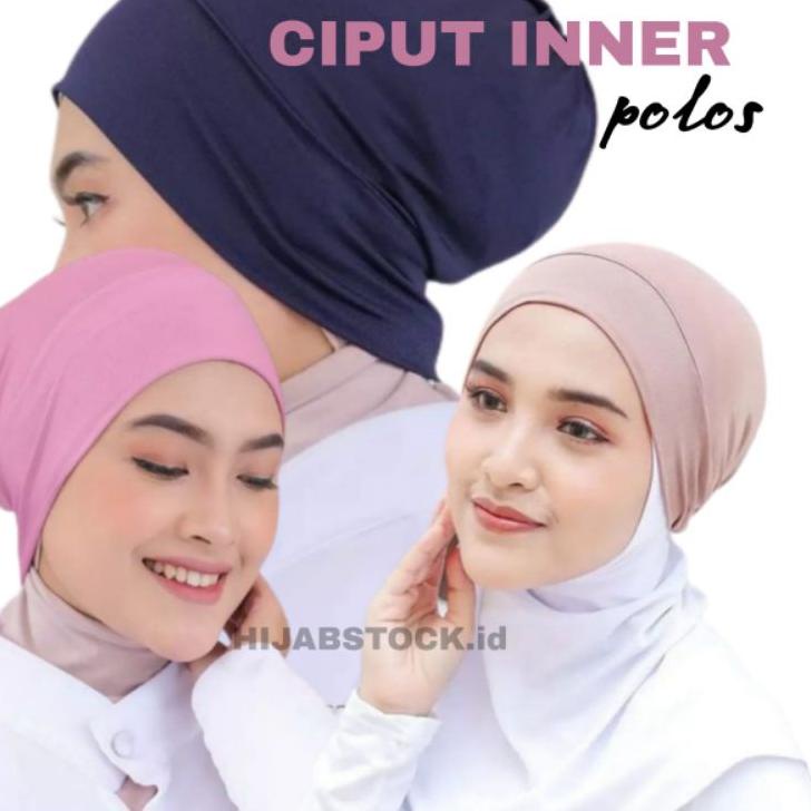 3SH1-B CIPUT INNER KAOS POLOS / CIPUT KUPLUK KAIN RAYON PREMIUM 468❛