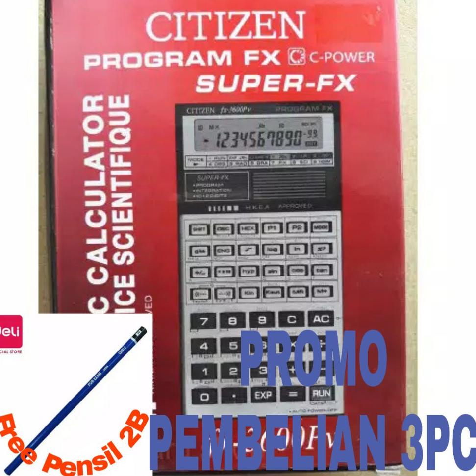 

DISCOUNT !!! Kalkulator Citizen FX-3600Pv Plus ct 3600