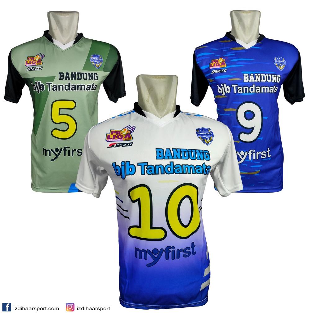 [KODE RDTRD] jersey voli printing BJB kaos proliga bjb 2022 baju volley proliga IZDIHAARSPORT