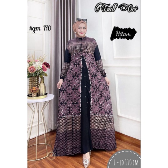 gamis twill ory kekinian baju gamis wanita kekinian gamis wanita modern batik halus pekalongan batik