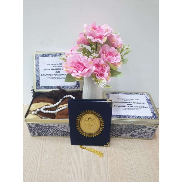 hampers mengenang 40 hari/100 harian/haul 1 tahun mengenang/yasin tahlil/souvenir pengajian/sajadah 