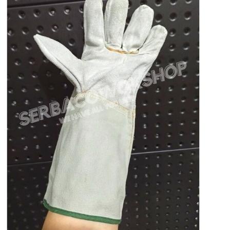 rdid -20 Promo Sarung Tangan Welder/Las Glove Leather Abu Glove Safety Berkualitas LII