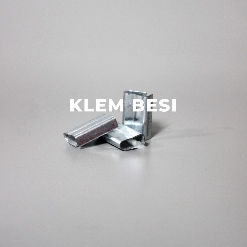 [KODE NEWMN] Klem Besi Metal Klem Gripper Tali Straping Band 1 KG Heavy Duty