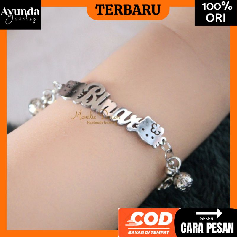 Gelang Nama Anak titanium gelang custom gelang nama