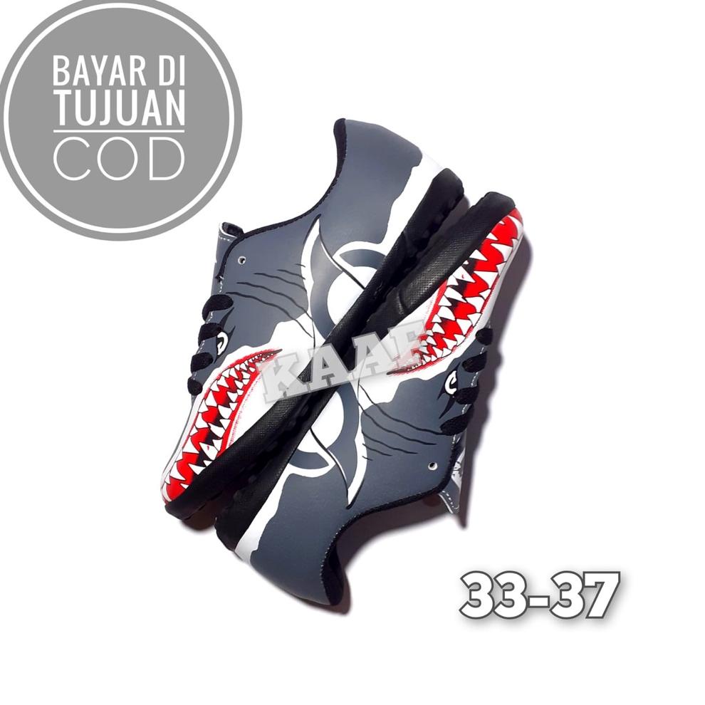 IL0OV Sepatu Futsal Anak Ortuseight Catalyst Requin FG Red White I Grey White l Blue White l COD Sep