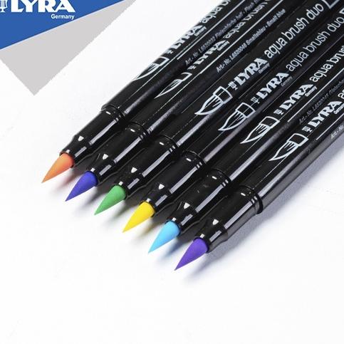 

64 Lyra Aqua Brush Duo Dual Brush Pen 50 Warna Terbatas