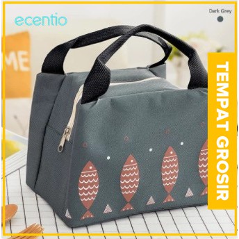 ecentio Tas Bekal Lunch Bag Cooler bag Lunch Box Tas Bekal Kotak makan