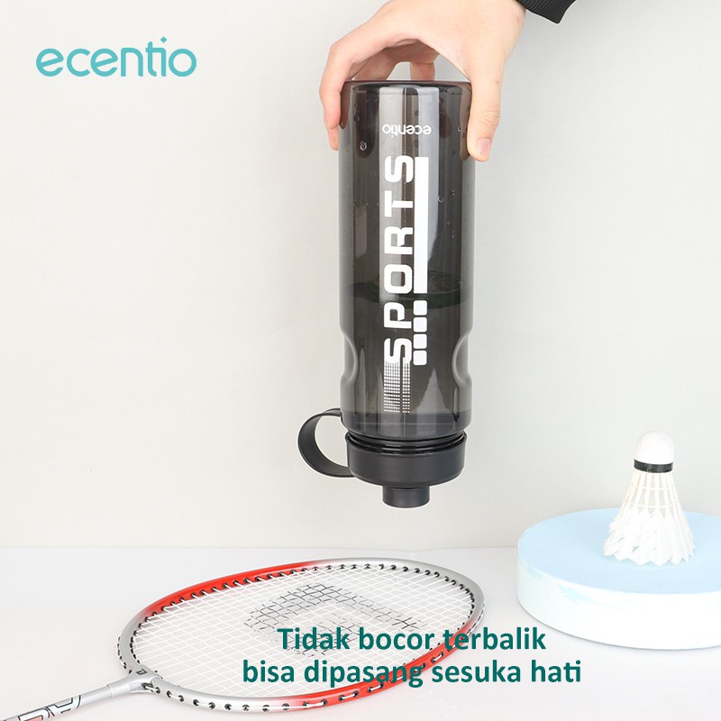 ecentio 1300ML botol minum sports bottle portable plastic outdoor camping picnic/Sporty Dan Trendy Space Cup