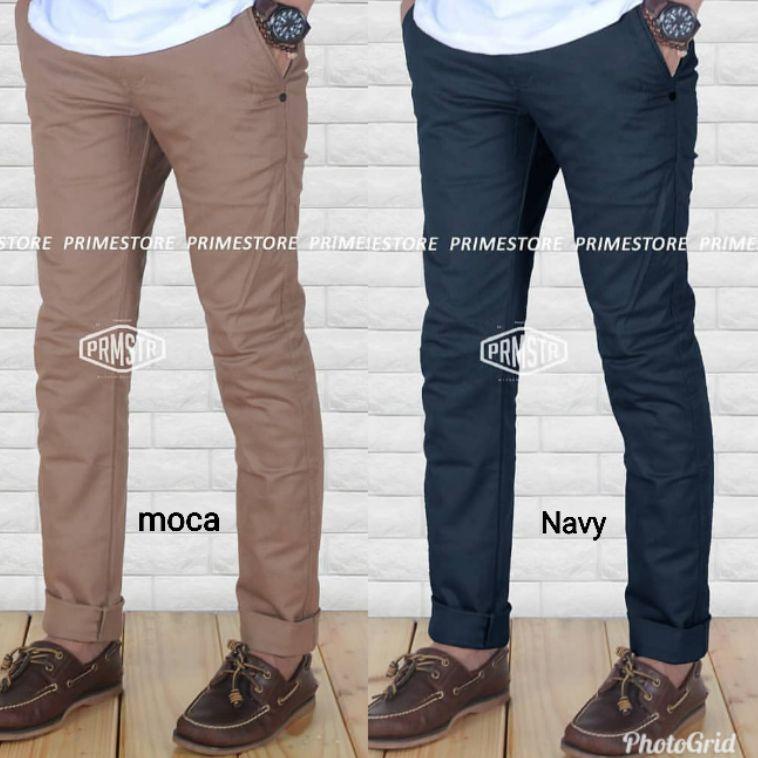 Import Terlaris celana original chino pria unisex slimfit 