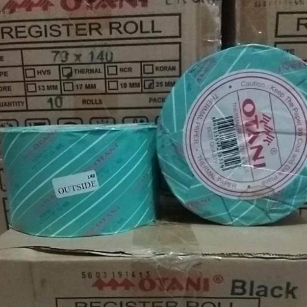 

[DISCOUNT !!!] Kertas thermal 80x140 black-outside [KODE 26]