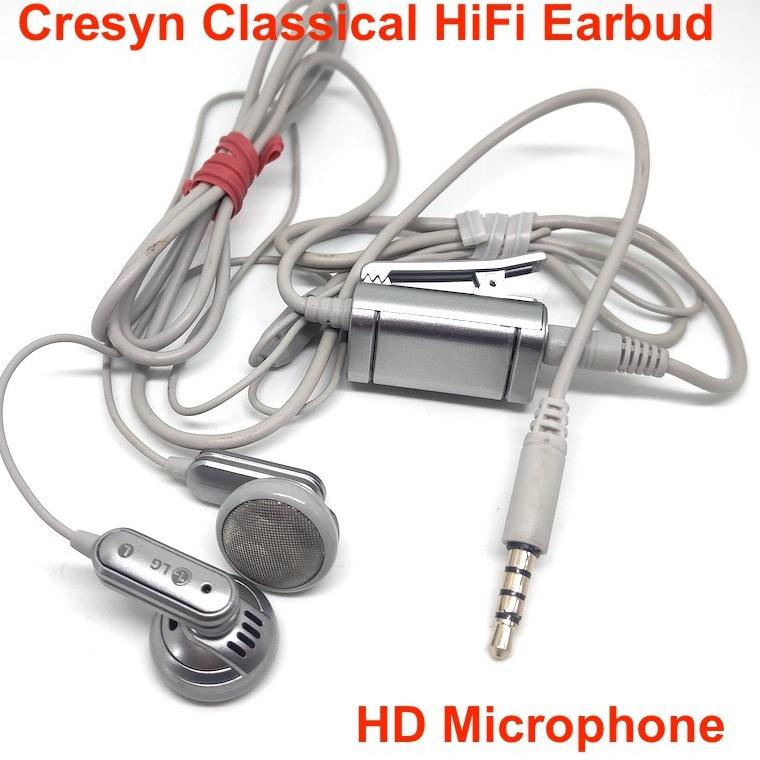 [TERMURAH ] Classical HiFi Earbud LG Headset With HD Microphone Made By Cresyn