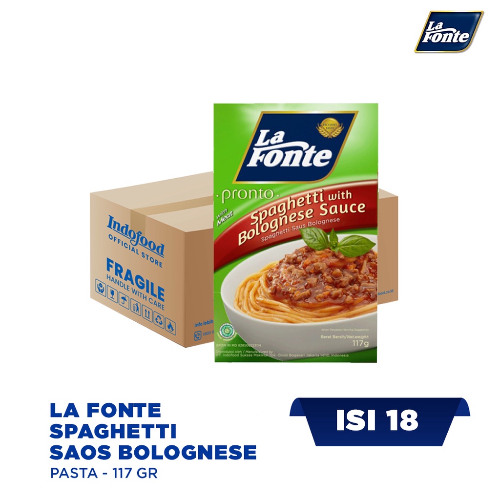 

CTN - La Fonte Spaghetti Saos Bolognese 117 Gr
