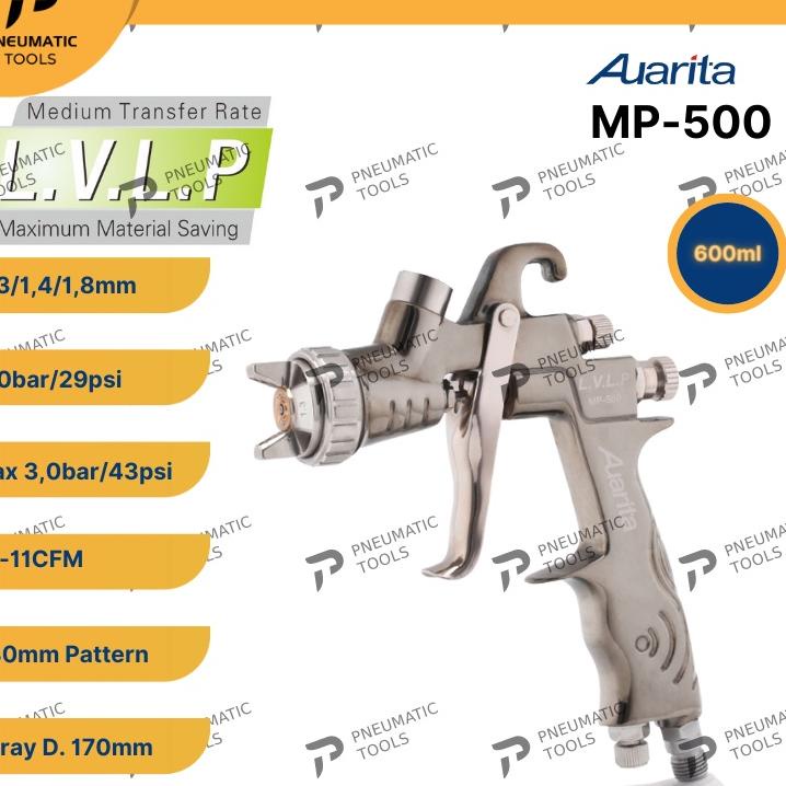 Spray Gun Auarita Mp500 Lp - Automotive Painting Spray Gun Mp-500