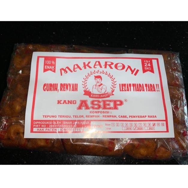 

✨MEGA ⚡ALE✨ Makaroni Kang Asep Pedas 1 Pack isi 24 pcs