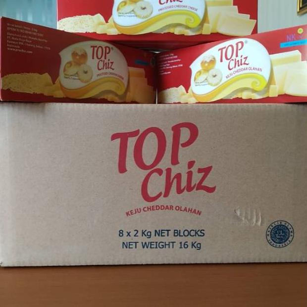 

⚡GROSIR⚡ Keju Topchiz Cheddar 2kg Top Chiz