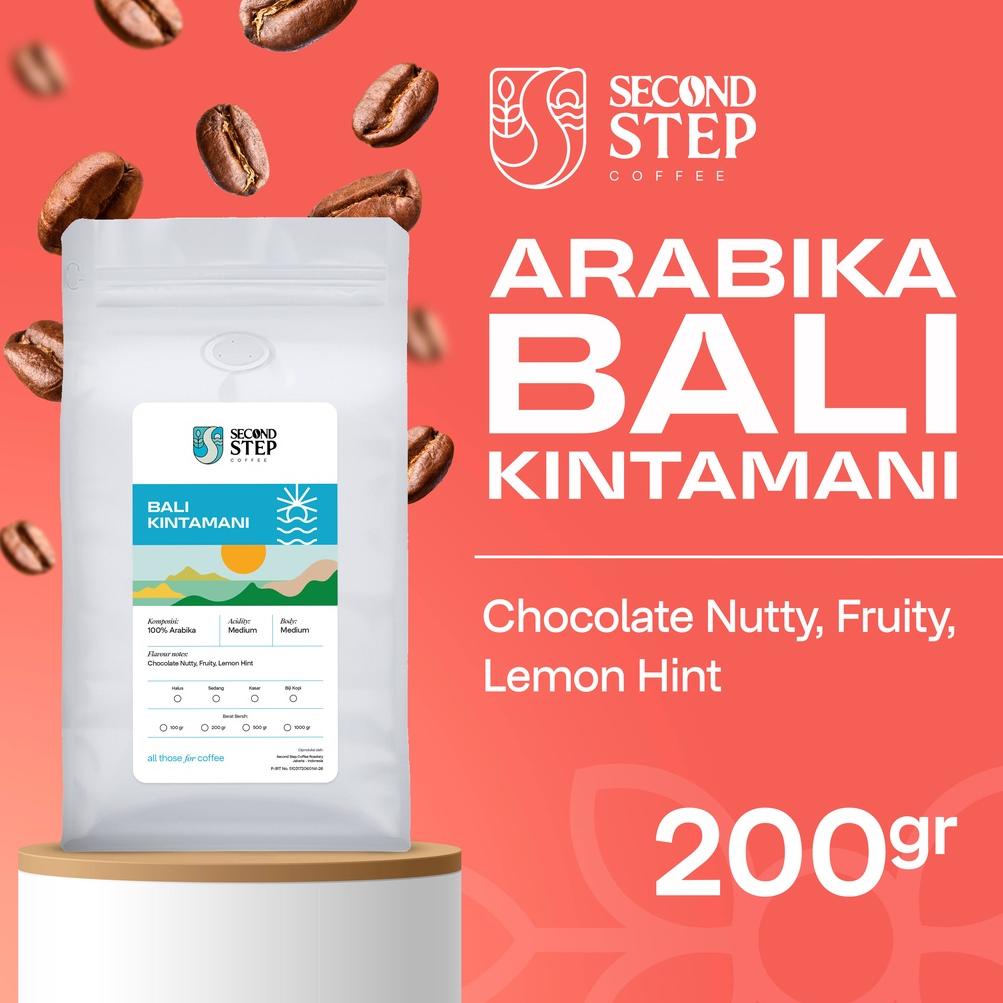 

TERMURAH Kopi Arabika Kintamani Bali Arabica Coffee Roast Beans 200gr Biji Bubuk