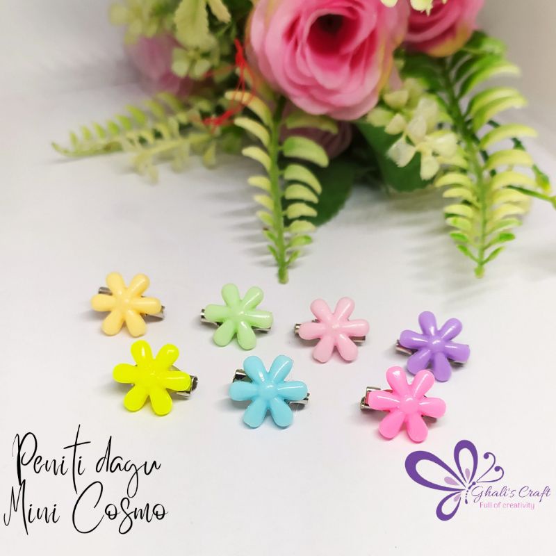 peniti dagu mini Cosmo 1 lusin(isi 12pcs)/bross dagu/bross jilbab