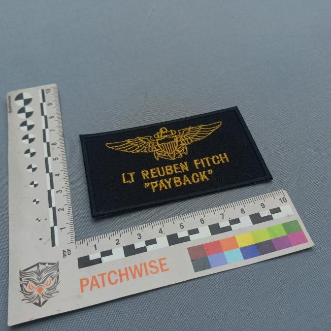 "'''] Patch bordir Top Gun PAYBACK full set