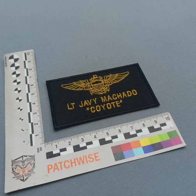 populer] Patch bordir Top Gun COYOTE full set