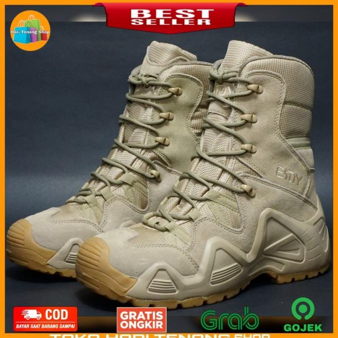 SEPATU PRIA SEPATU BOOTS PRIA DAN WANITA ARMY TACTICAL ESDY ORIGINAL IMPORT EL09I09A82L