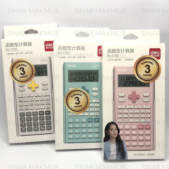 

Terlaris Scientific Calculator / Kalkulator Ilmiah / Sekolah Deli 1700 (Pcs)