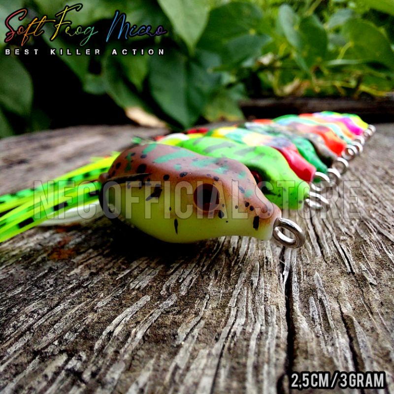 Soft Frog Micro 2,5 cm 3 gram BEST KILLER ACTION