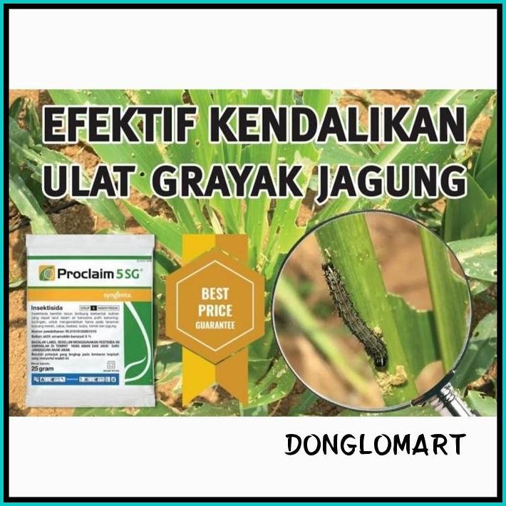 OBAT HAMA TANAMAN PROCLAIM 5 SG 25 GRAM INSEKTISIDA TANAMAN DISKON