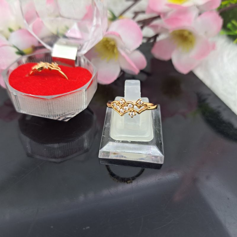 Cincin love yaxiya terbaru anti karat