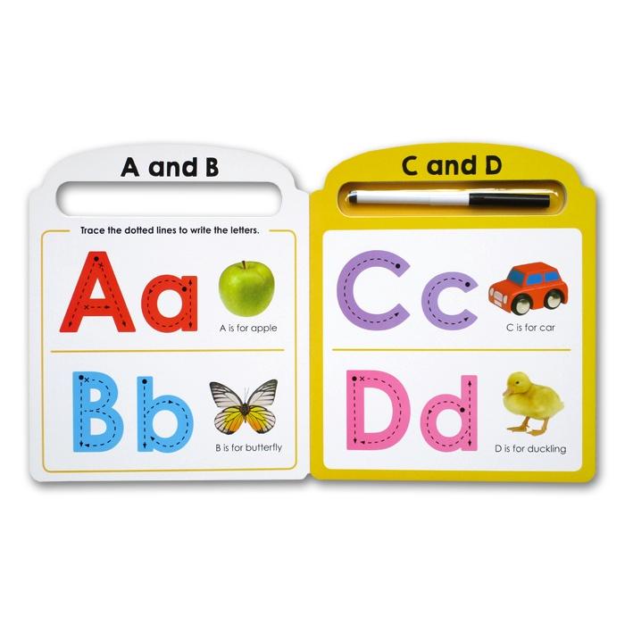 [Priddy Books] Priddy Learning My First Wipe Clean ABC Board Book (includes wipe-clean pen)