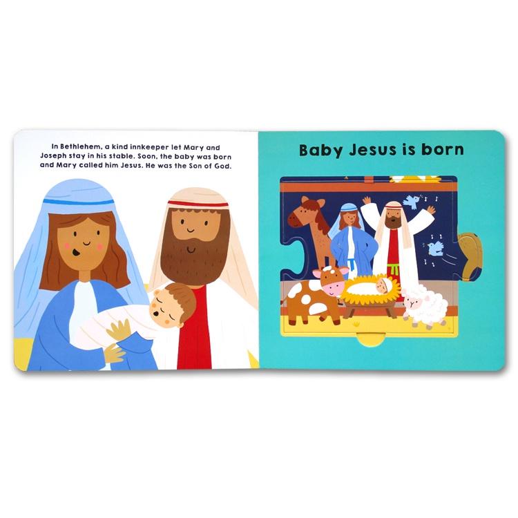 [Priddy Books] Priddy Books The Nativity / Noah's Ark Board Book With Chunky Puzzle Pieces