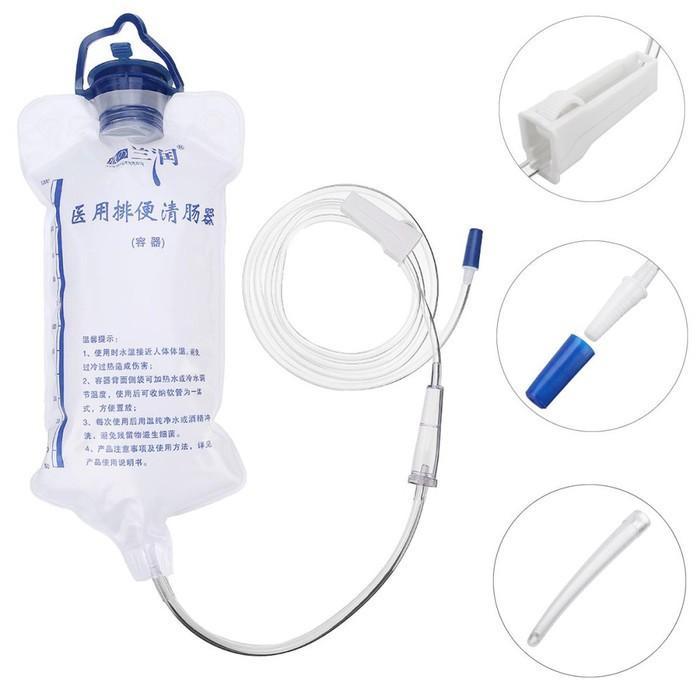 Enema Bag Colonic Irigasi - Kantong Enema Kopi - Enema Set Ready