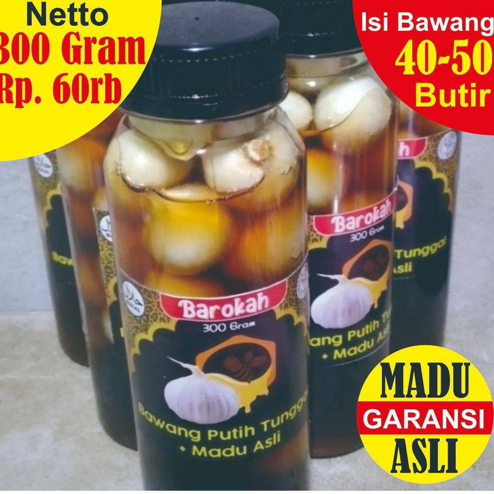 

[COD] JK61 Madu Asli Bawang Lanang / Madu Asli Bawang Putih Tunggal Barokah 300gram Black Garlic Madu 4263