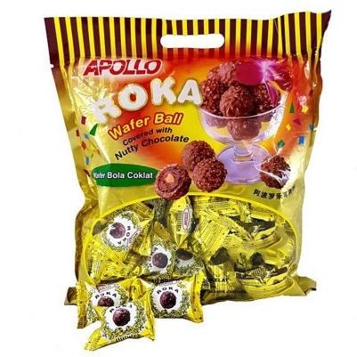 

Best Seller** Roka Apollo Wafer Ball Coklat Isi 70 Pcs Original hiefa